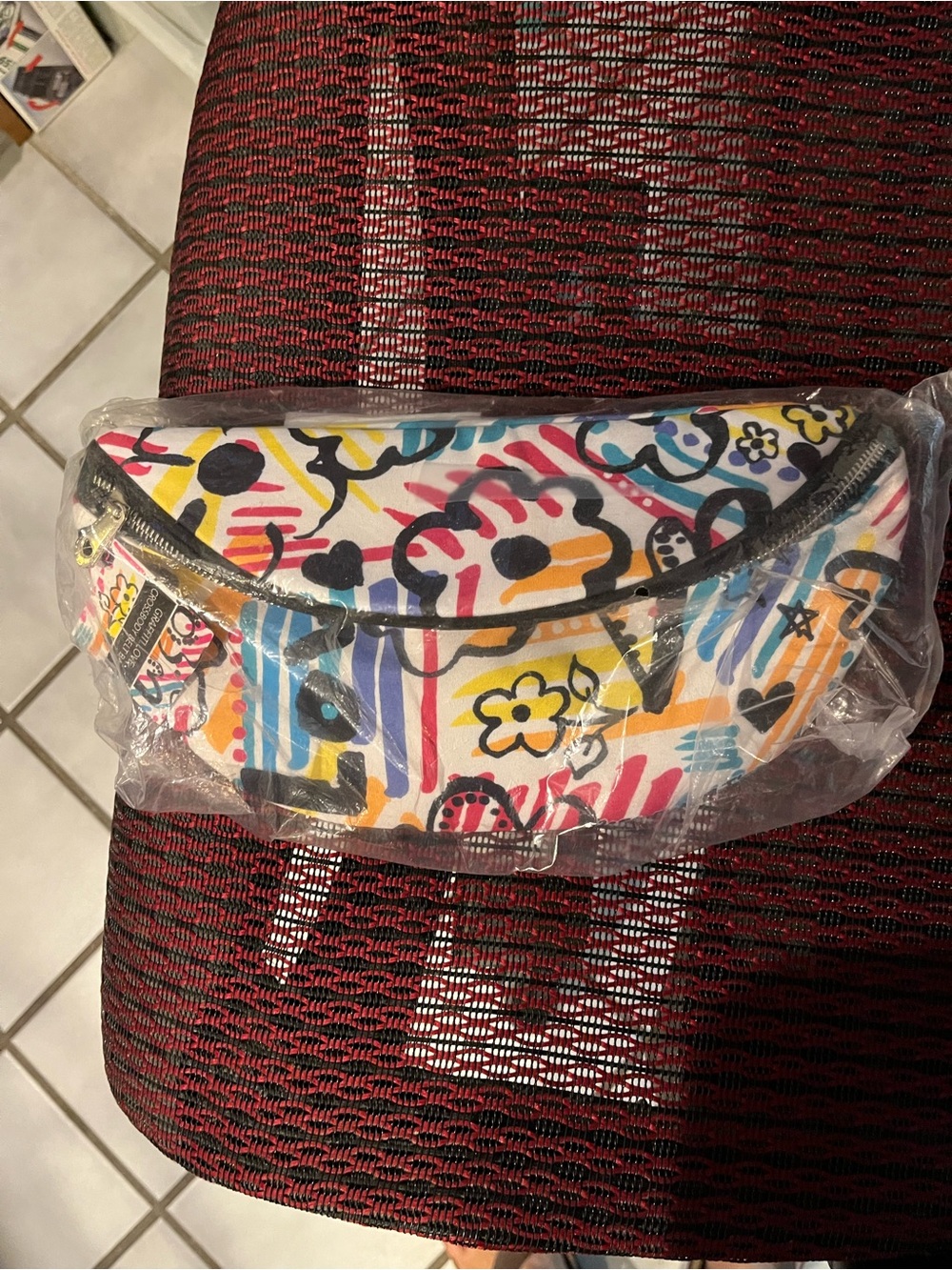 Brighton Graffiti Love Crossbody Belt
 Waist Bag - Multi